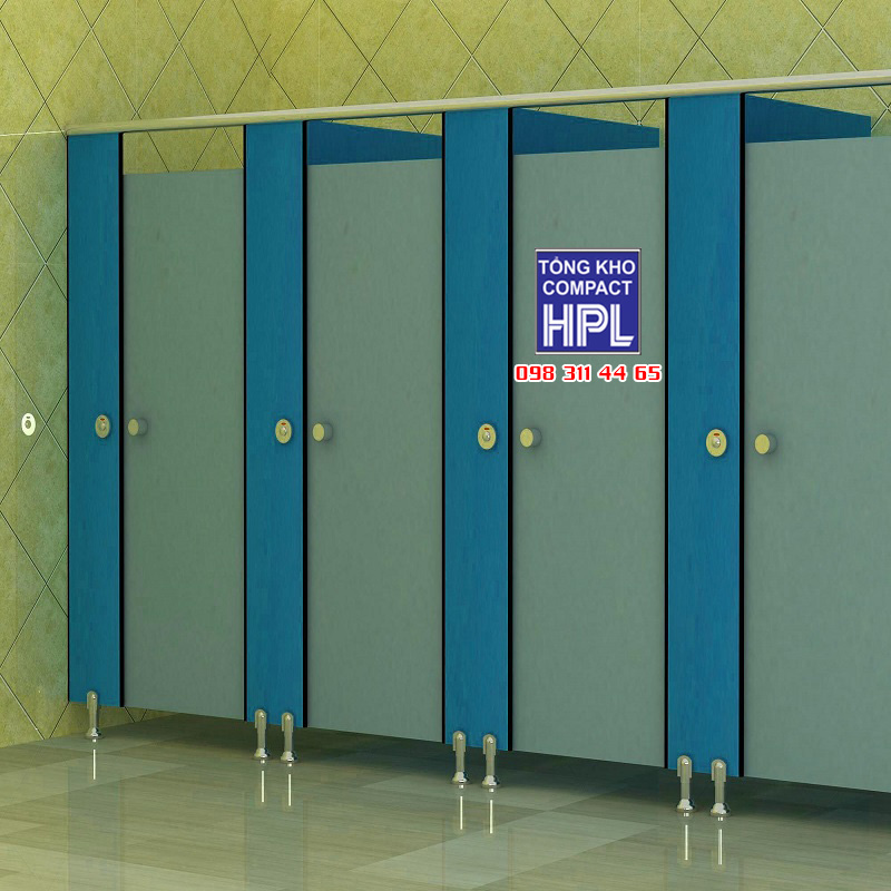 Thi công vách ngăn vệ sinh tại Bình Định - Vách ngăn vệ sinh Compact Nguyên Tâm